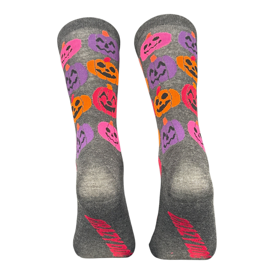 Colorful Jack O Lantern Socks