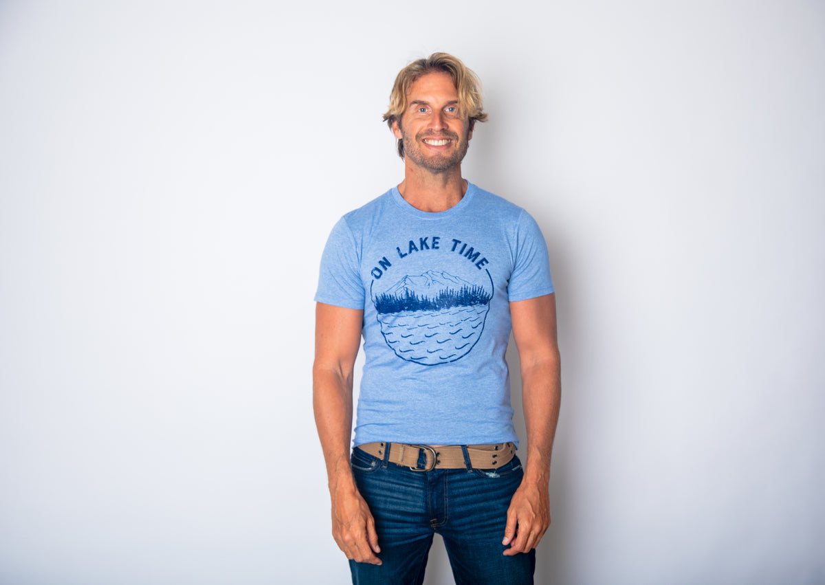 On Lake Time Men&#39;s Tshirt