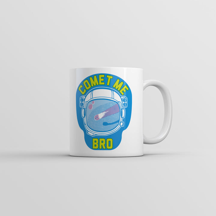 Funny White Comet Me Bro Coffee Mug Nerdy space sarcastic Tee