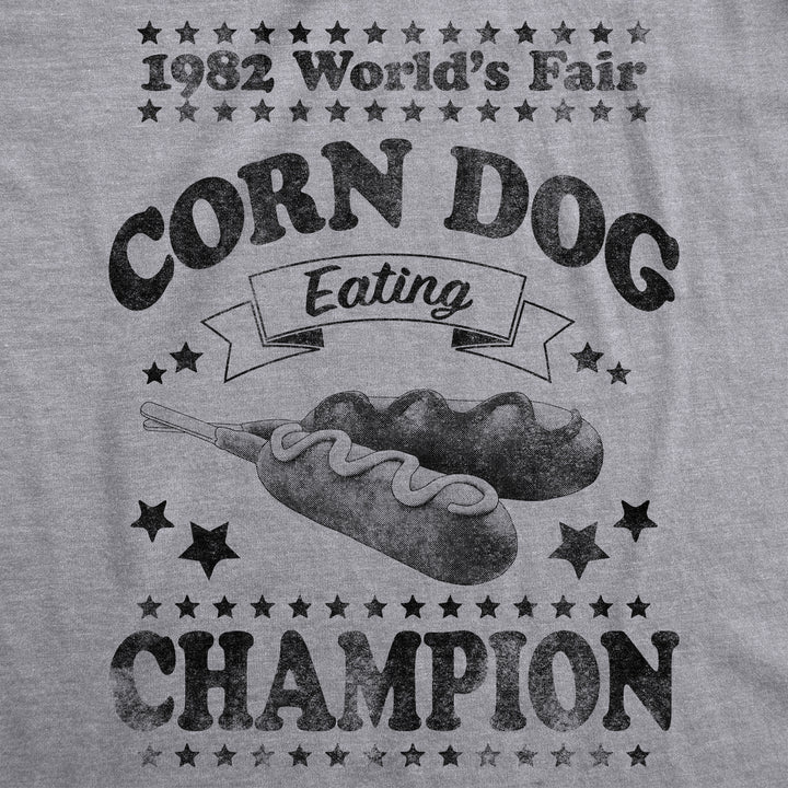 Corn Dog Eating Champion 1982 Men's T Shirt