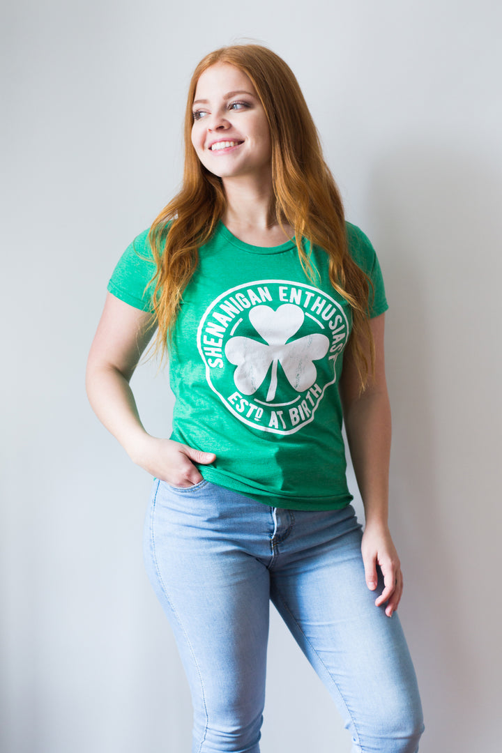 Shenanigan Enthusiast Est. At Birth Women's T Shirt