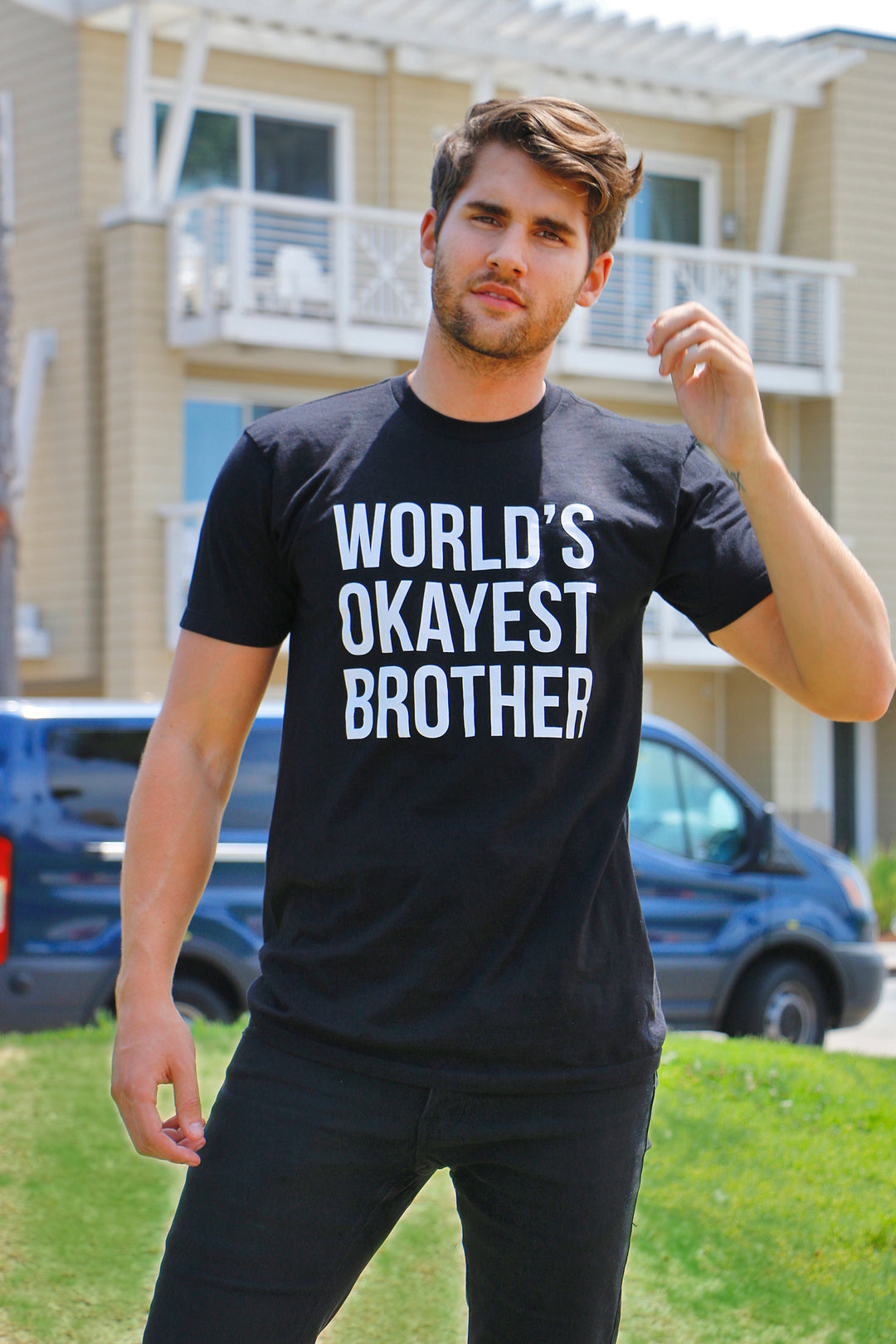 World's Okayest Brother Men's T Shirt