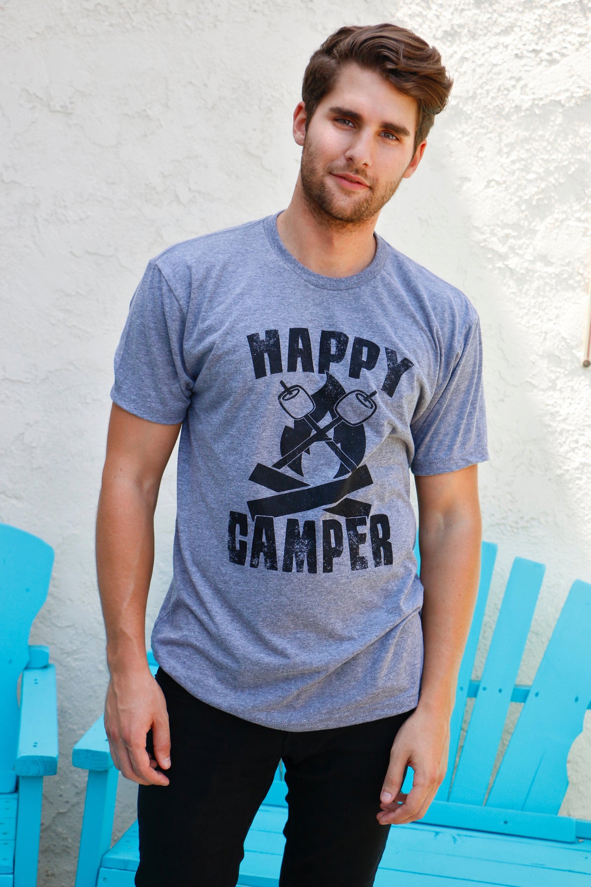 Happy Camper Men&#39;s T Shirt