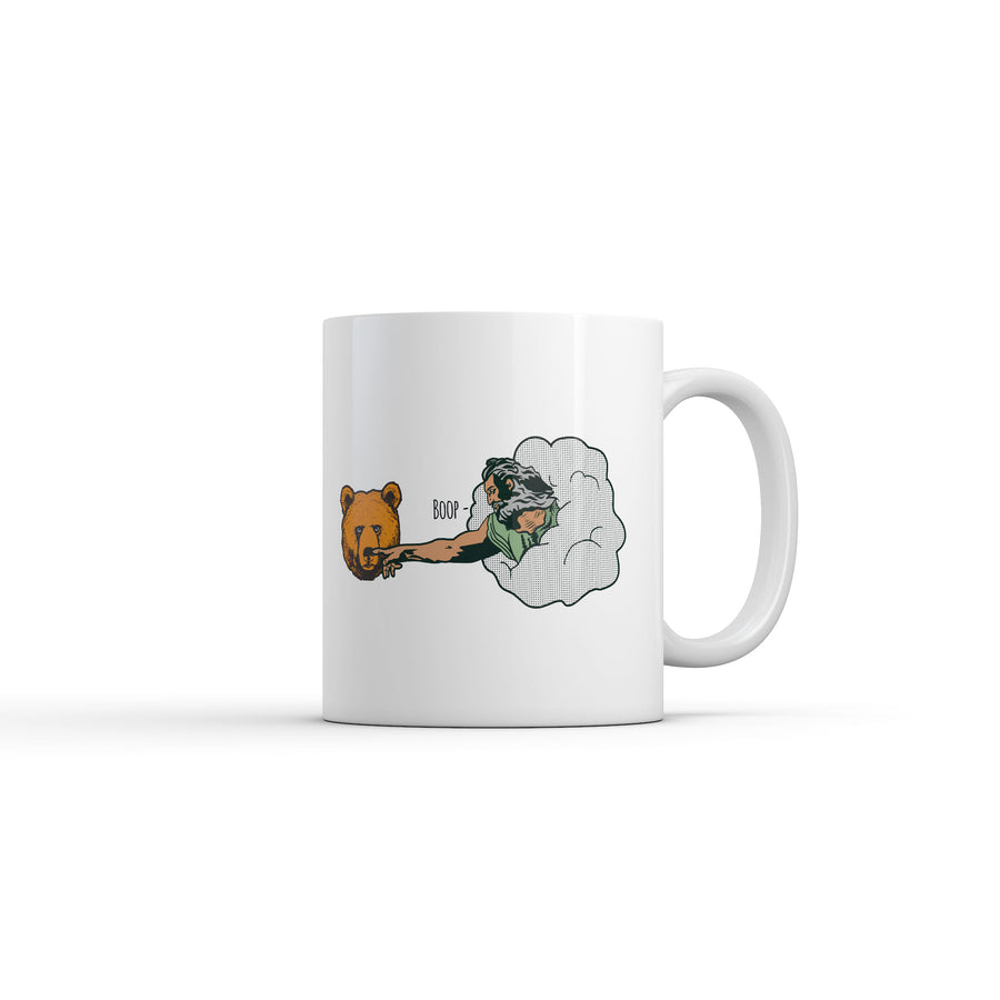 Funny White Creation Of Boop Coffee Mug Nerdy sarcastic Tee