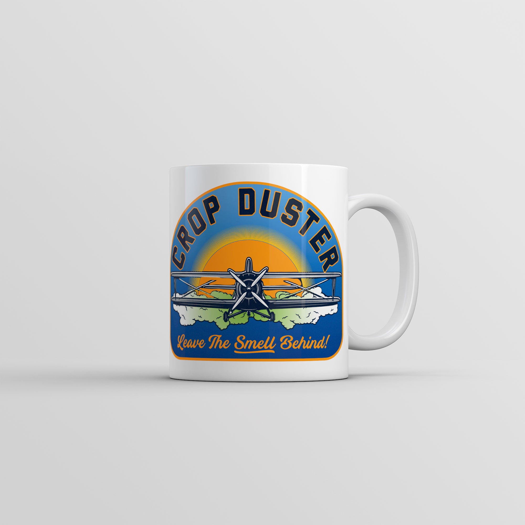 Crop Duster Leave the Smell Behind Mug – Crazy Dog T-Shirts