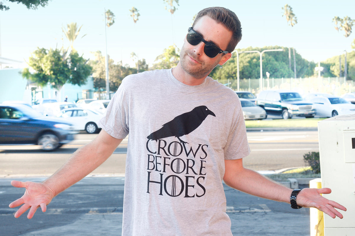 Crows Before Hoes Men&#39;s T Shirt