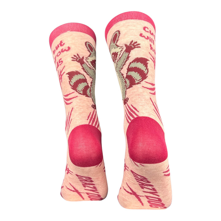 Cute But Will Throw Hands Socks