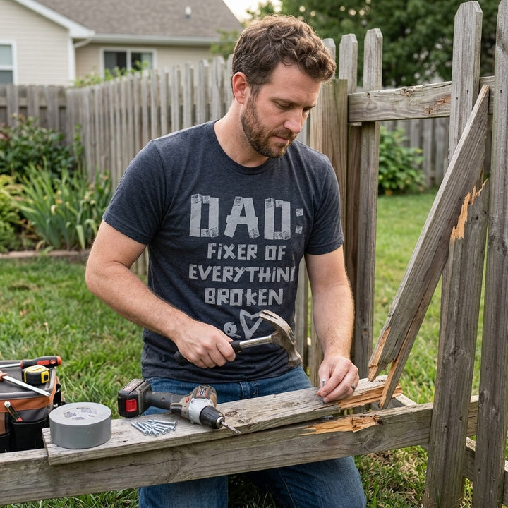 Dad Fixer Of Everything Broken Men's T Shirt