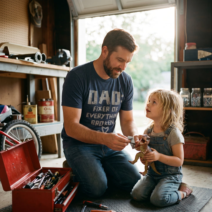 Dad Fixer Of Everything Broken Men's T Shirt