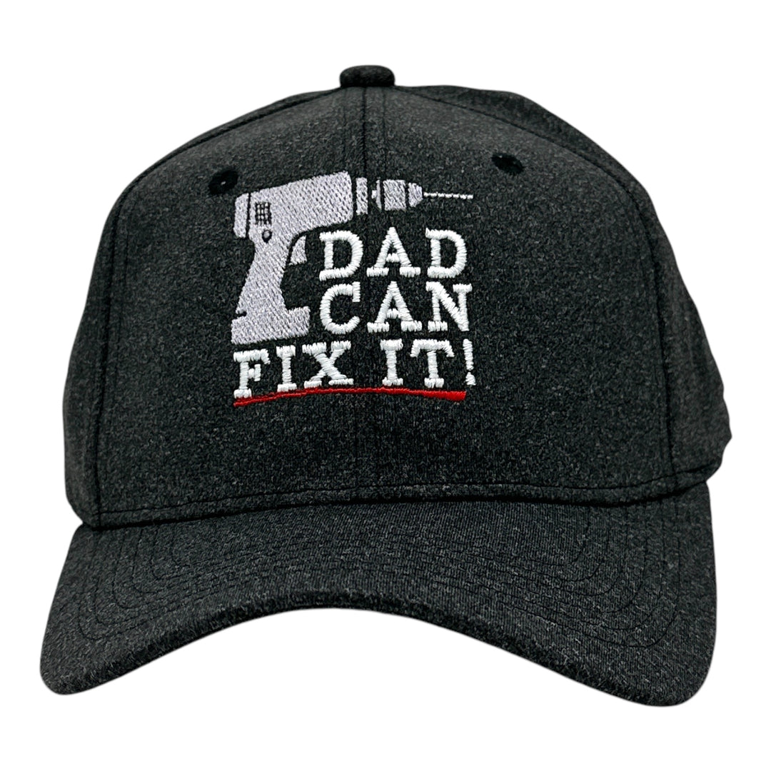 Funny Black - Dad Can Fix It Dad Can Fix It Nerdy Father's Day Mechanic sarcastic Tee