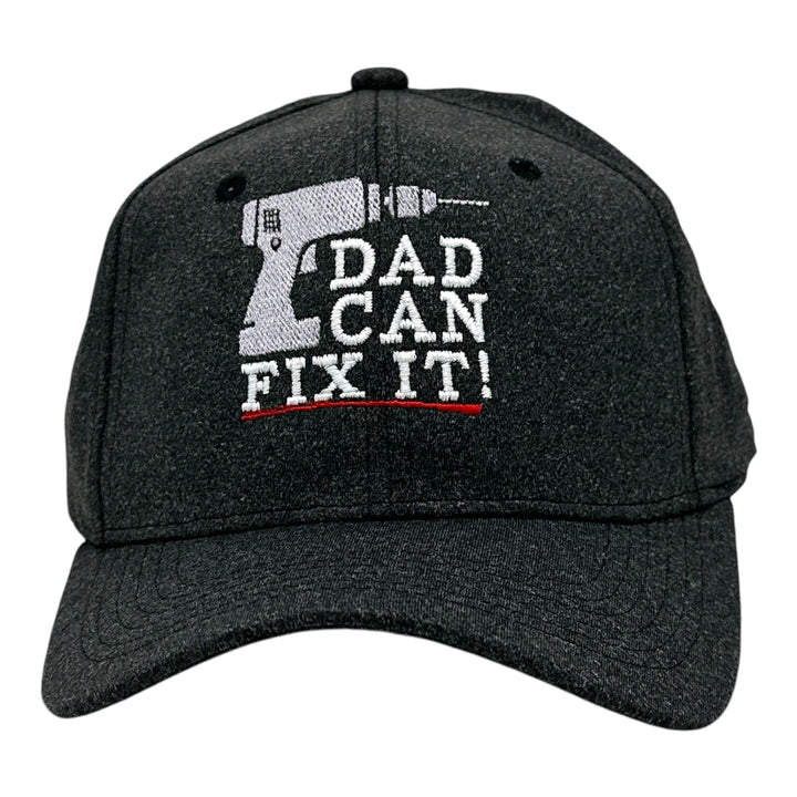Funny Black - Dad Can Fix It Dad Can Fix It Nerdy Father's Day Mechanic sarcastic Tee