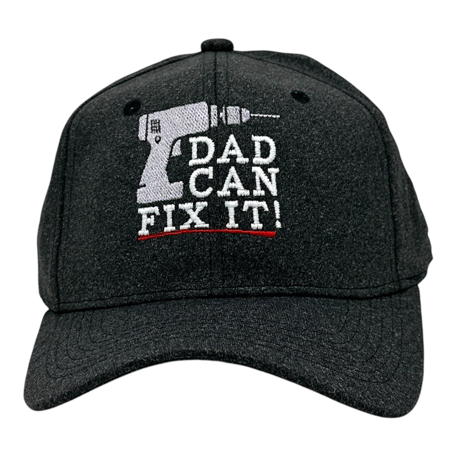 Funny Black - Dad Can Fix It Dad Can Fix It Nerdy Father's Day Mechanic sarcastic Tee