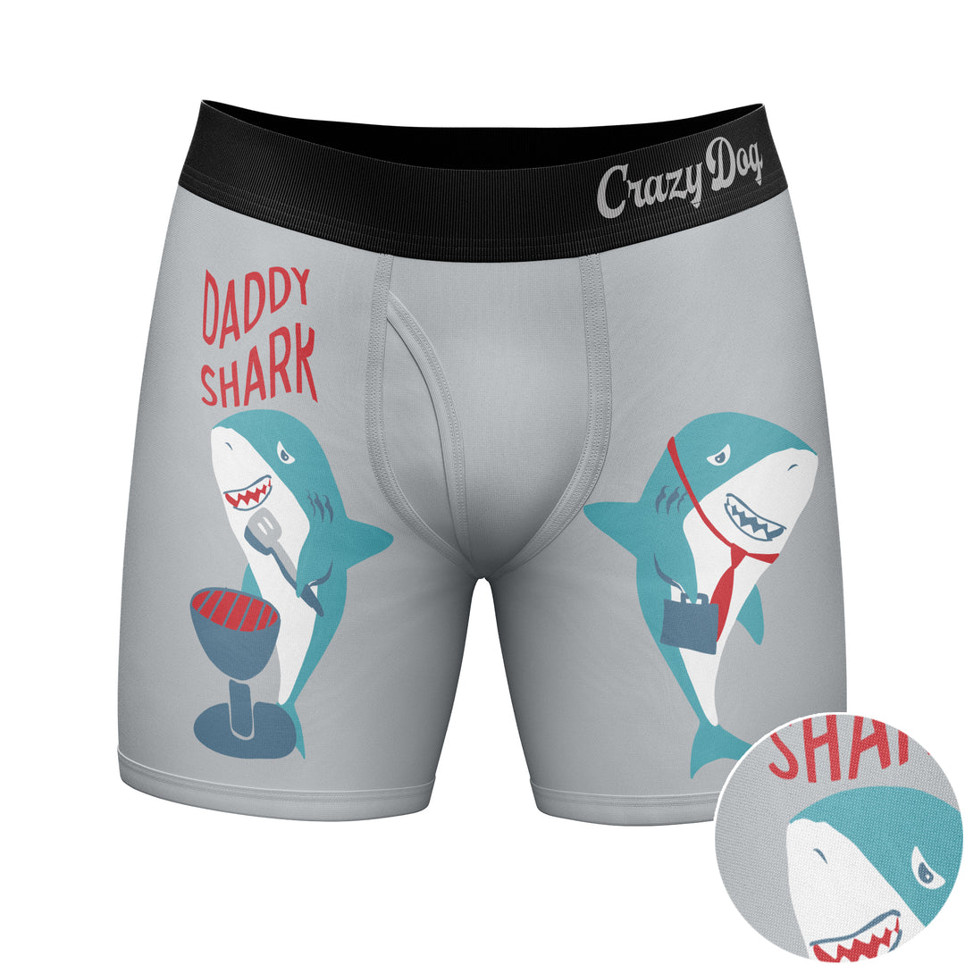 Daddy Shark Boxer Briefs