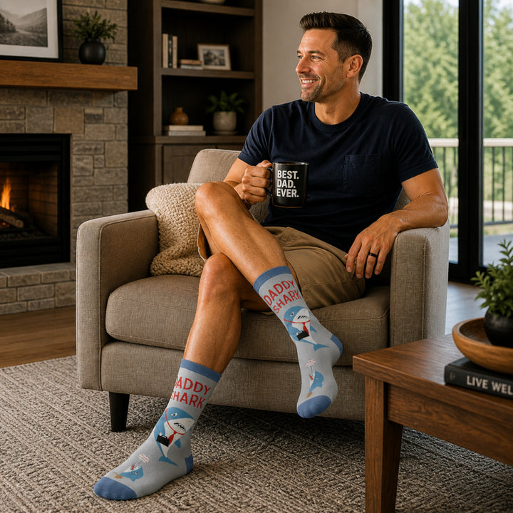 Daddy Shark V2 Socks