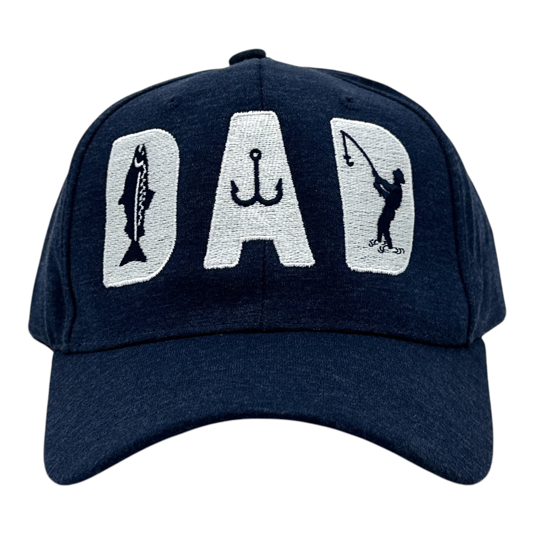 Funny Navy - Dad Fishing Dad Fishing Nerdy Father's Day Fishing Tee