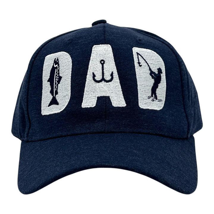 Funny Navy - Dad Fishing Dad Fishing Nerdy Father's Day Fishing Tee