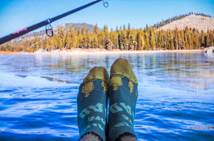 My Fishing Buddy Calls Me Dad Socks