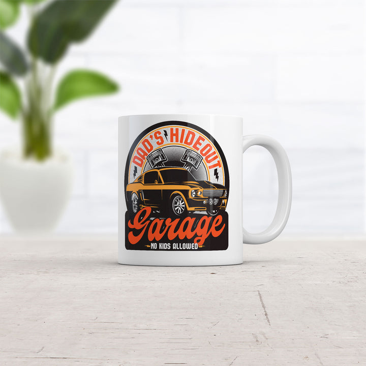 Dads Hideout Garage Mug