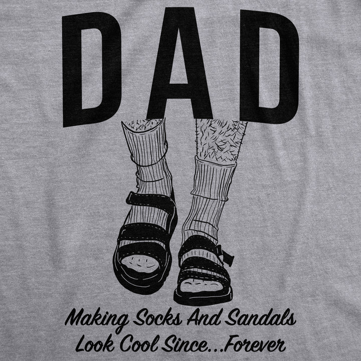 Dad Socks and Sandals Men's T Shirt