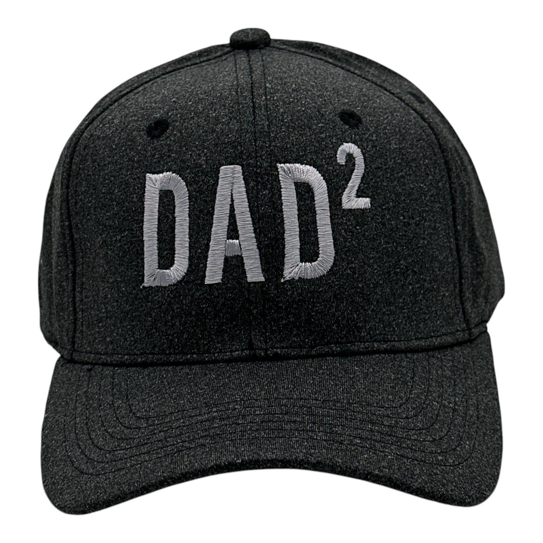 Funny Black - Dad Squared Dad Squared Nerdy Father's Day sarcastic Tee