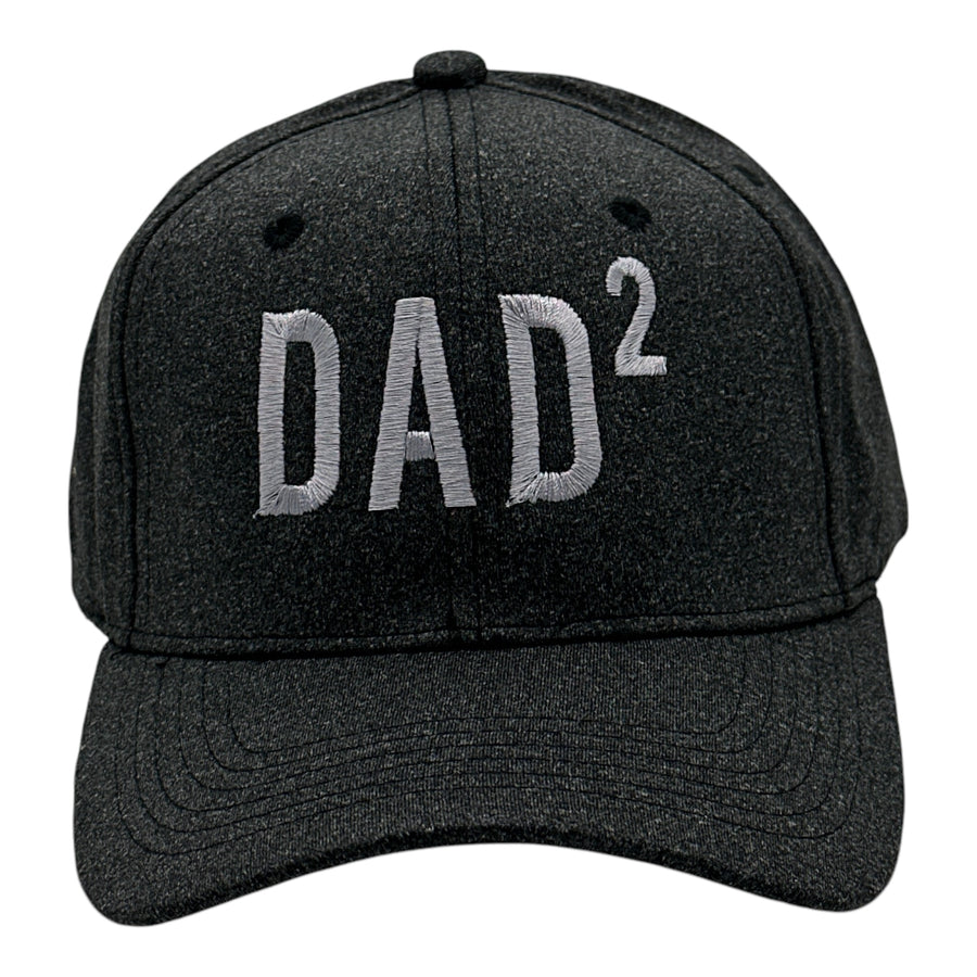 Funny Black - Dad Squared Dad Squared Nerdy Father's Day sarcastic Tee
