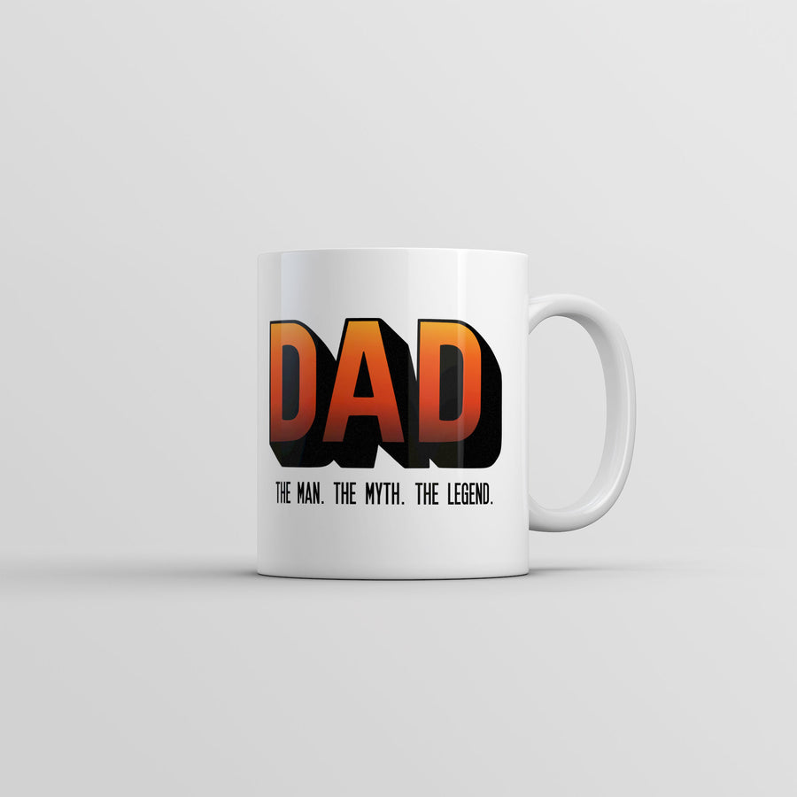 Funny White Dad The Man The Myth The Legend Coffee Mug Nerdy Father's Day sarcastic Tee