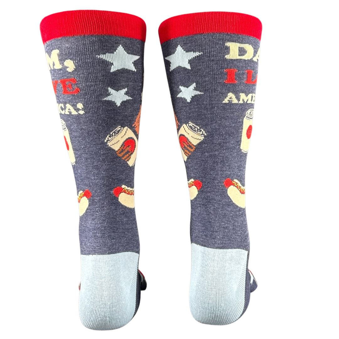 Dam I Love America Socks