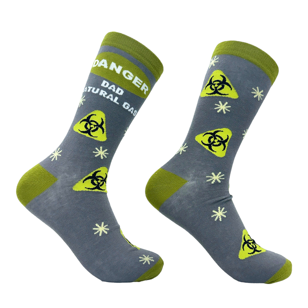 Funny Multi - Danger Dad Men&#39;s Danger Dad Natural Gas Sock Nerdy Toilet sarcastic Tee