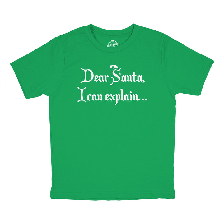 Dear Santa, I Can Explain Youth T Shirt