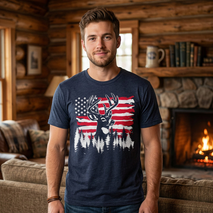 USA Buck Men's T Shirt