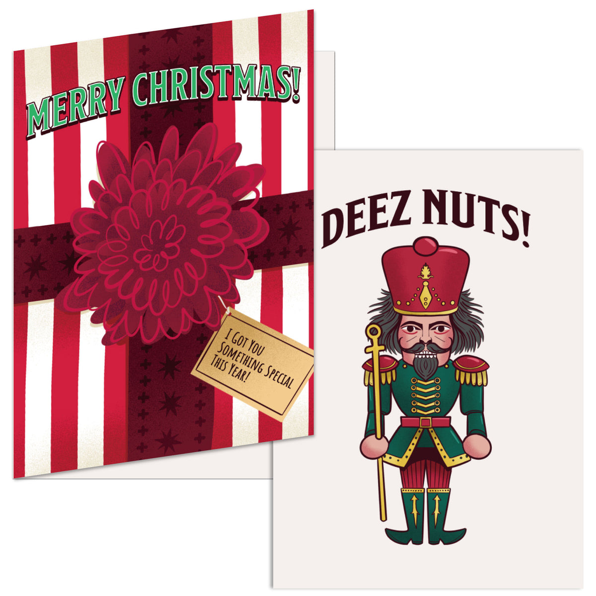 Funny Deez Nuts Christmas Nerdy Christmas sarcastic Tee