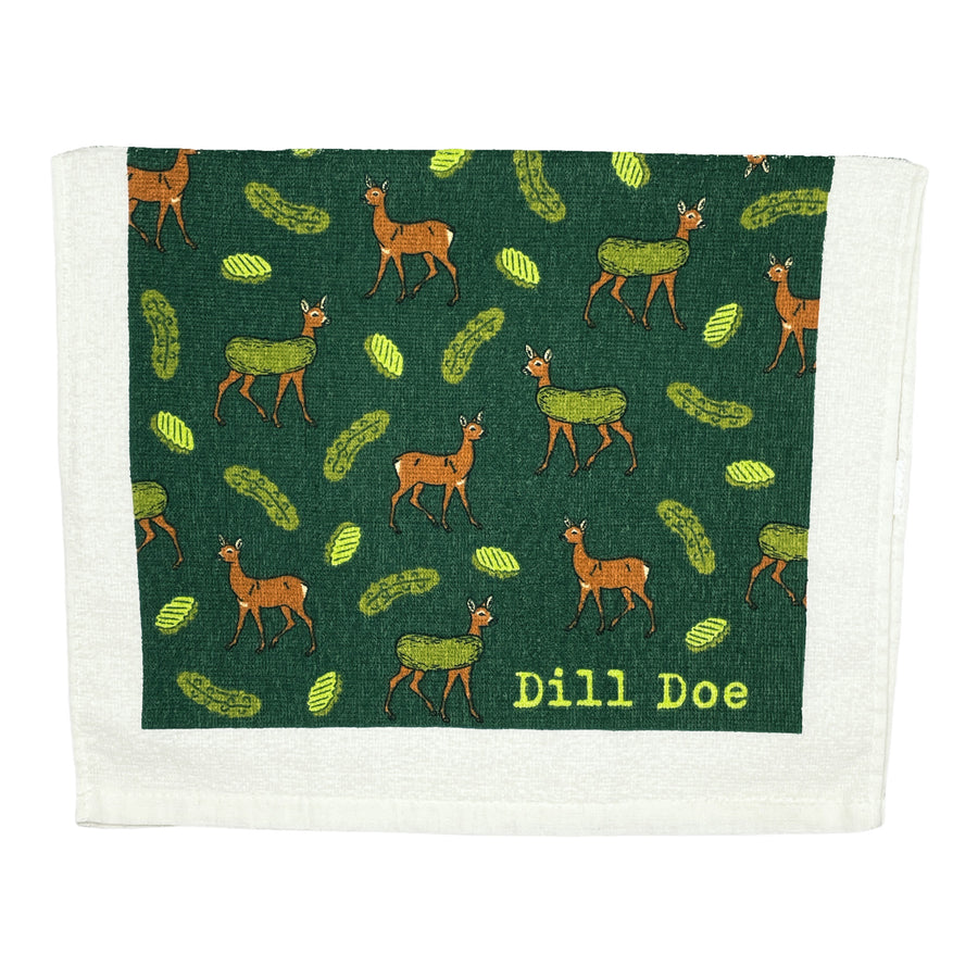 Funny Dill Doe Dill Doe Tea Towel Nerdy Sex Food Animal Tee