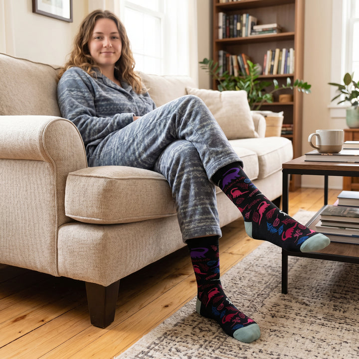 Womens Auntiesaurus Socks