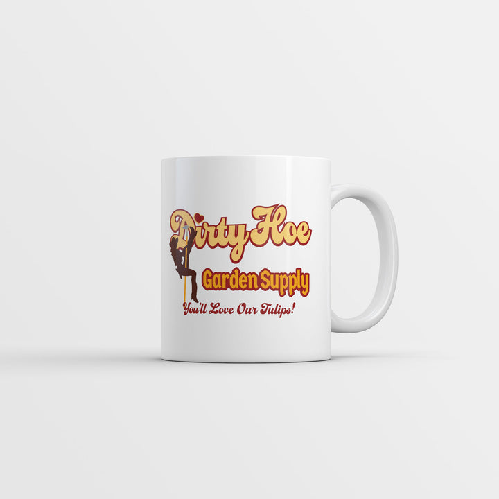 Funny White Dirty Hoe Gardening Supplies Coffee Mug Nerdy sarcastic Tee
