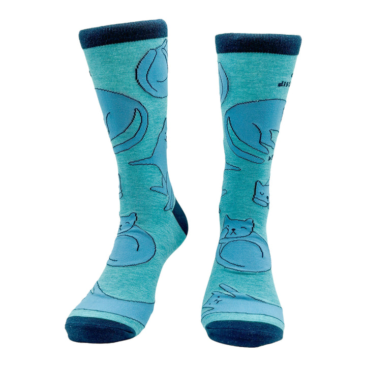 Men's Easily Distracted By Pussies Socks