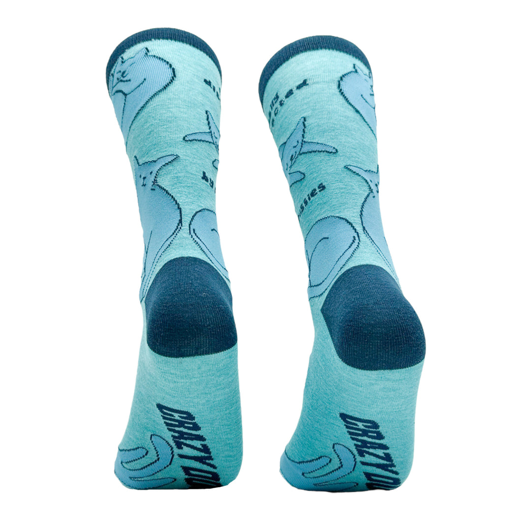 Men's Easily Distracted By Pussies Socks