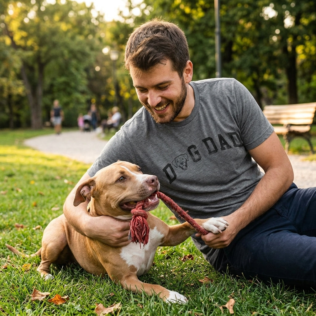 Dog Dad Lab Men's T Shirt
