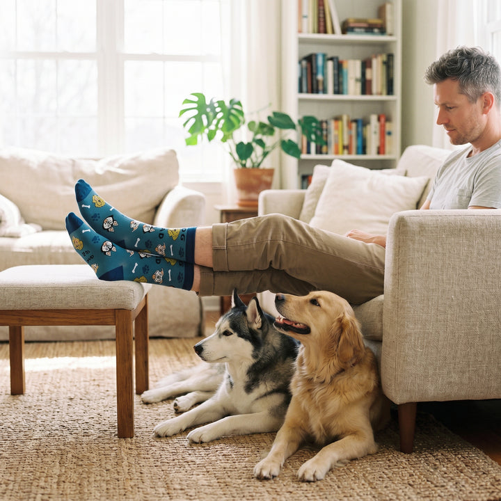 Mens Best Dog Dad Ever Socks