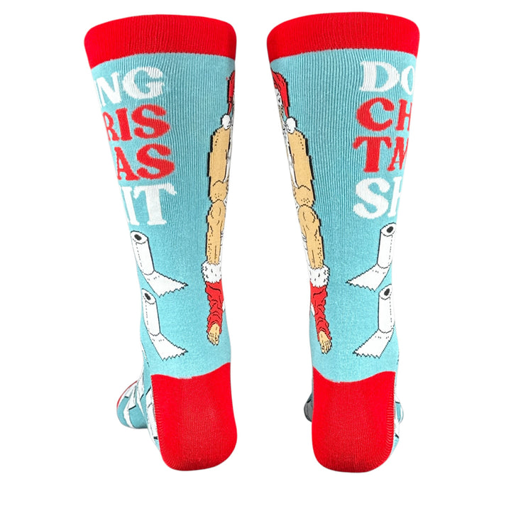 Doing Christmas Shit Socks