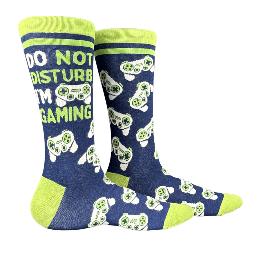 Funny Multi - Disturb Gaming Do Not Disturb Im Gaming Sock Nerdy Video Games Tee