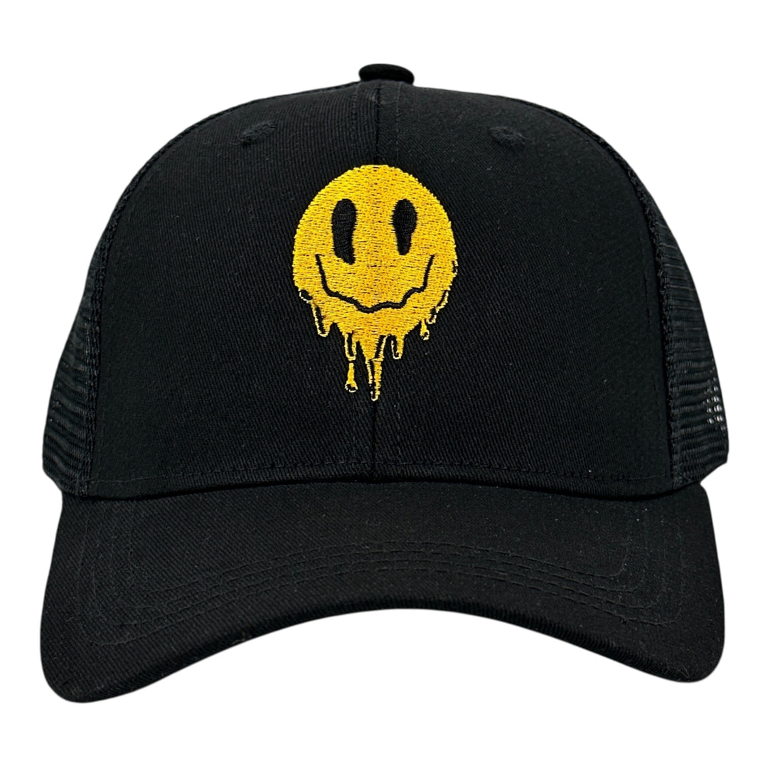 Funny Heather Black - Dripping Smile Dripping Smile Nerdy Tee
