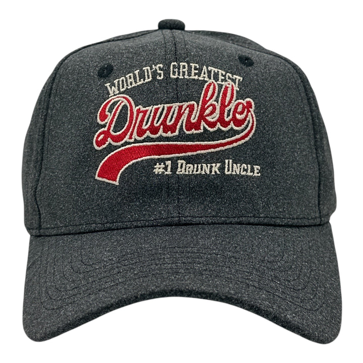 Funny Heather Black - Drunkle Worlds Greatest Drunkle Nerdy Uncle Drinking Tee