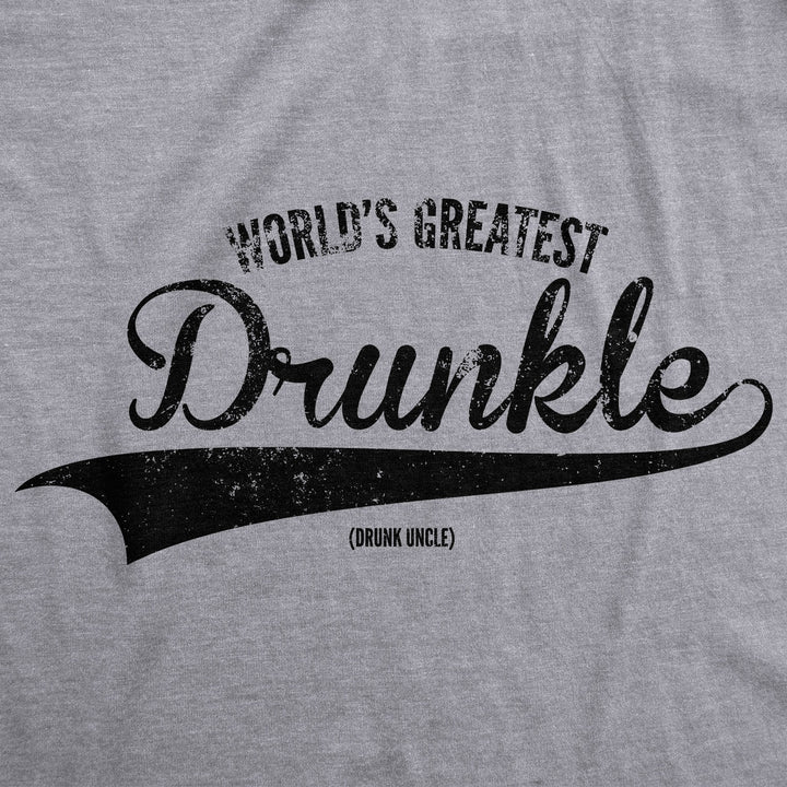 World's Greatest Drunkle Men's T Shirt