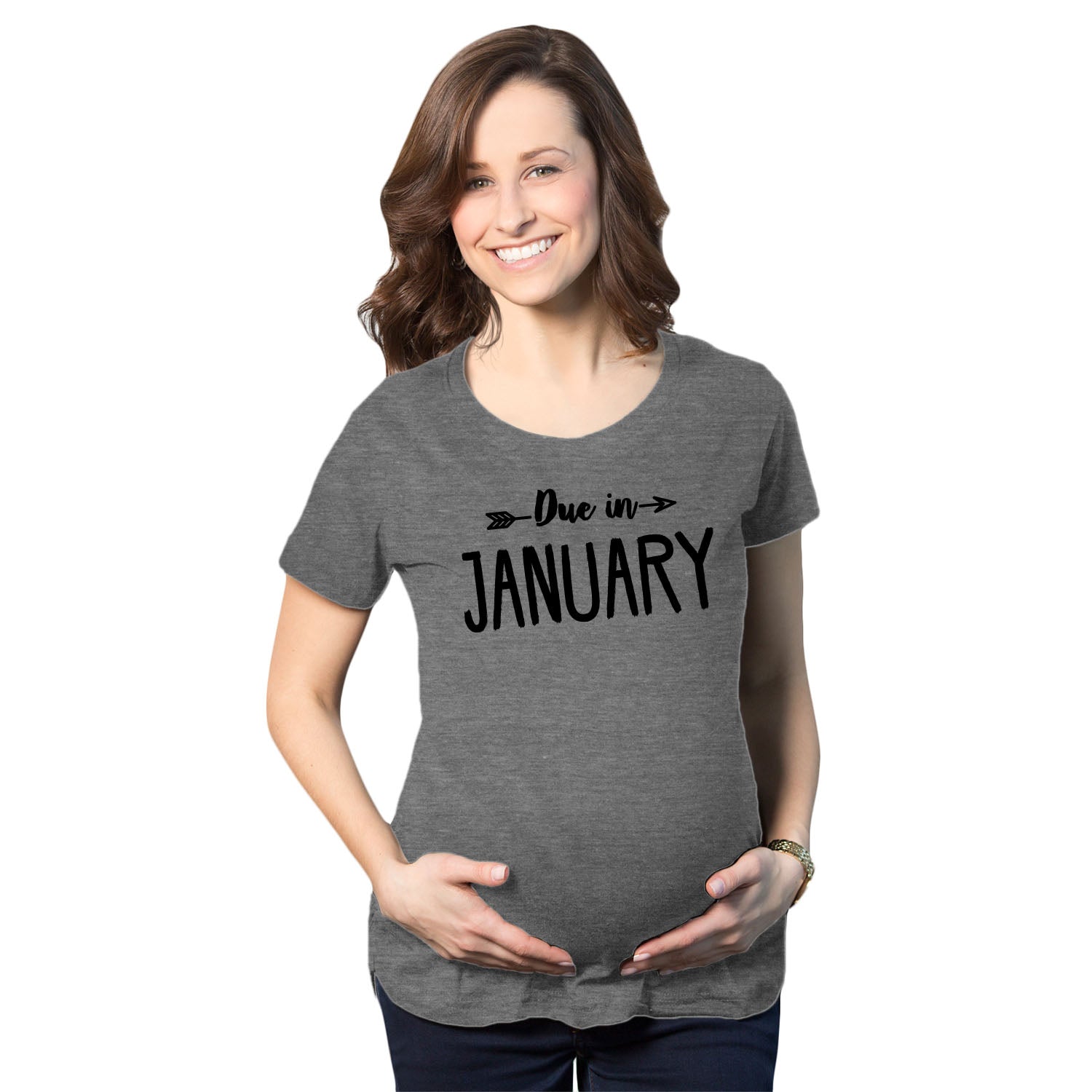 Funny Due In Announcement Maternity T Shirt Nerdy Tee