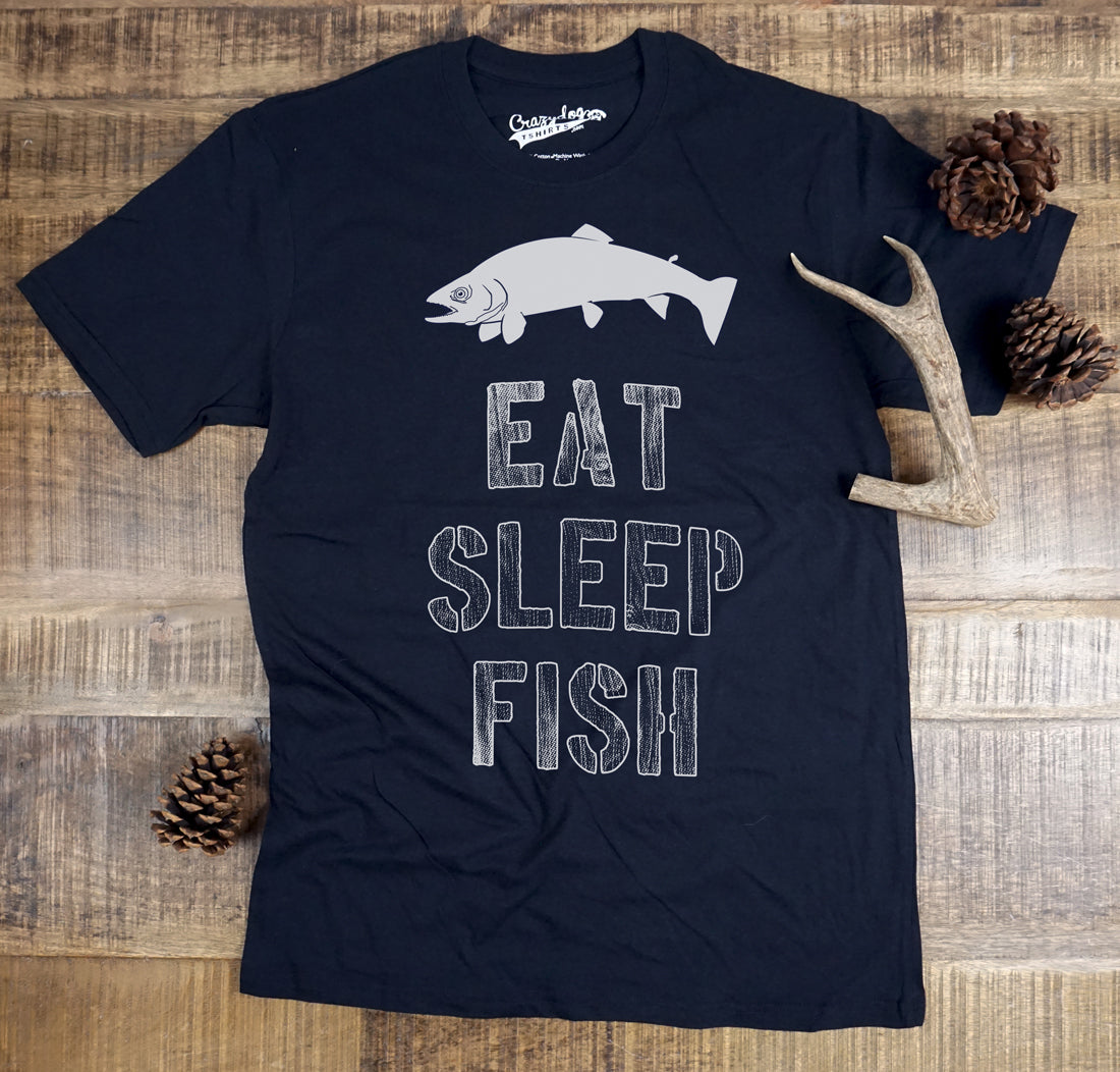 Eat Sleep Fish Men&#39;s T Shirt