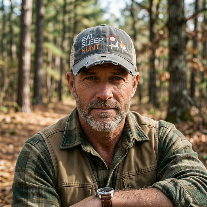 Eat Sleep Hunt Hat
