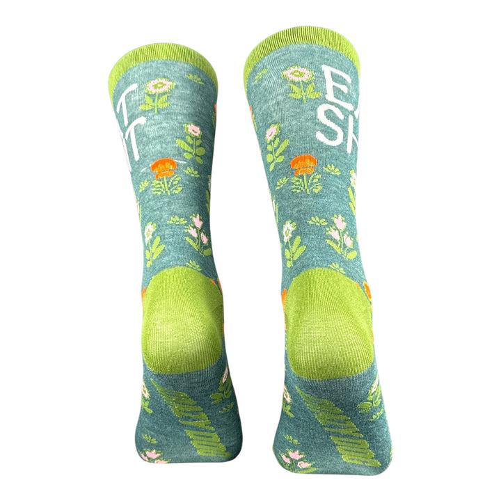Eat Shit Flowers Socks