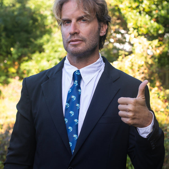 Eat Sleep Fish Neck Tie Tie