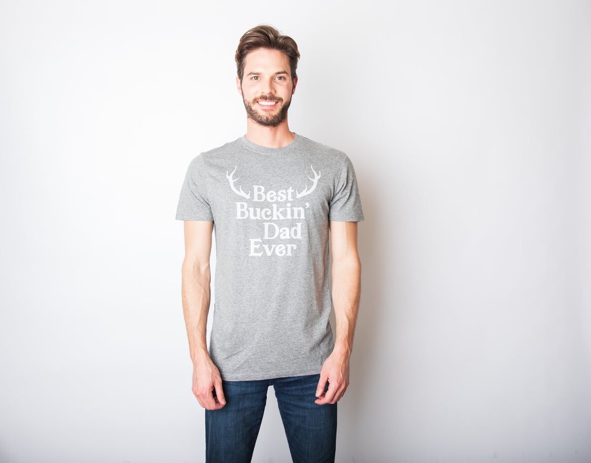 Best Buckin Dad Ever Men&#39;s Tshirt