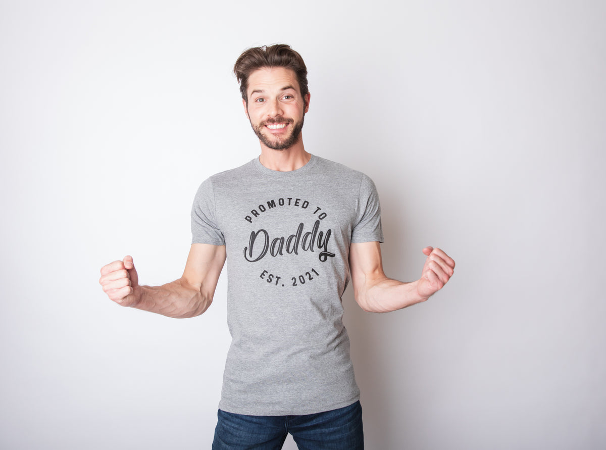 Promoted To Daddy Est. 20XX Men&#39;s Tshirt